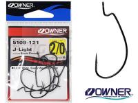 Крючок офсетный Owner J-Light №1 6шт.