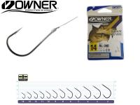 Крючок №4 Owner/C'ultiva RL-340 с поводком 70см c петлёй 0.22мм/4.7 кг 10 шт