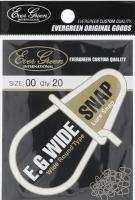 Застежка Ever Green Wide Snap Saze:00 10lb /  20шт
