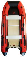 Лодка Polar Bird 340М (Лайт) Стеклокомпозит (Чёрно-красный)