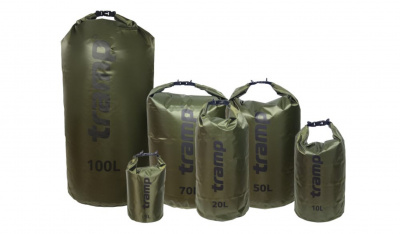 Гермомешок Tramp PVC Diamond Rip-Stop 100 л (TRA-210-olive)