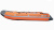 Надувная ПВХ лодка X-River Rocky 355 (оранжевый, серая фурнитура) + дублирование тканью ПВХ дна Надувная ПВХ лодка X-River Rocky 355 (оранжевый, серая фурнитура) + дублирование тканью ПВХ дна