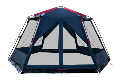 Палатка-Шатер TRAMP LITE Mosquito Blue 4.3х3.7х2.25 м (V2) + Съемный пол из терпаулинга